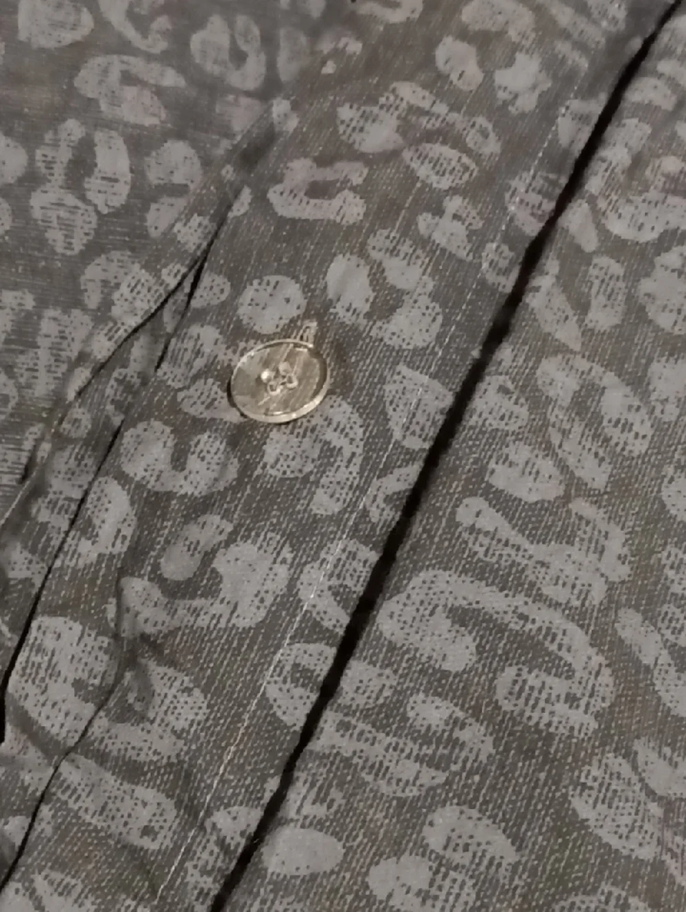 Pottery Barn Teen PBTeen Black & Gray Leopard Cheetah Print Twin Duvet Cover